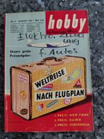 Zeitschrift Hobby Nr. 8 August 1957 guter Zustand