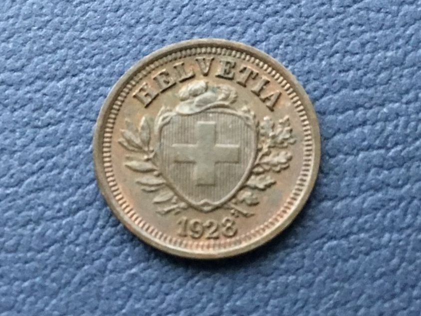 Tutti le monete: 1 Rappen 1928 VZ – Usato da St. Margrethen SG venduto da alfapeugeot10 2