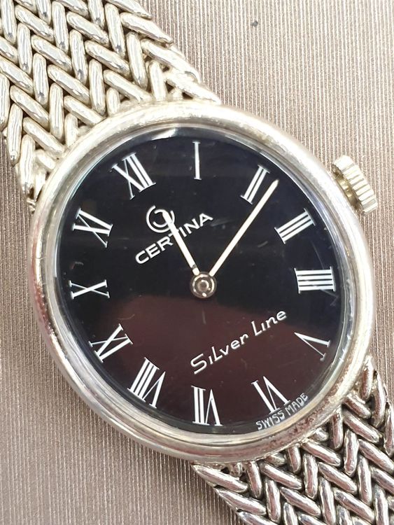 Certina silver outlet line