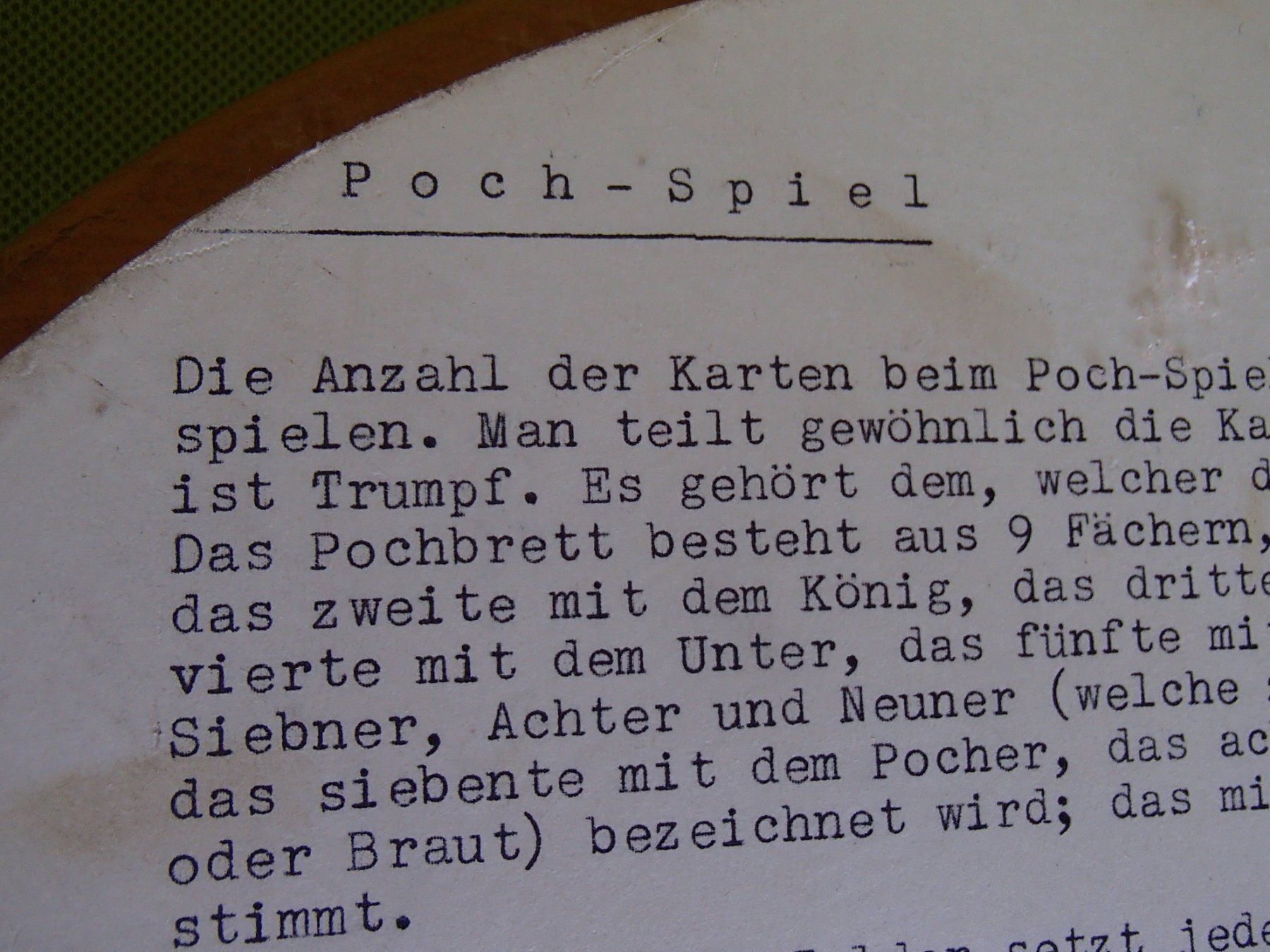 Giochi: 2 alte POCH Spielbretter mit Gebrauchsanleitung – Usato da Schöfflisdorf venduto da pullux 3