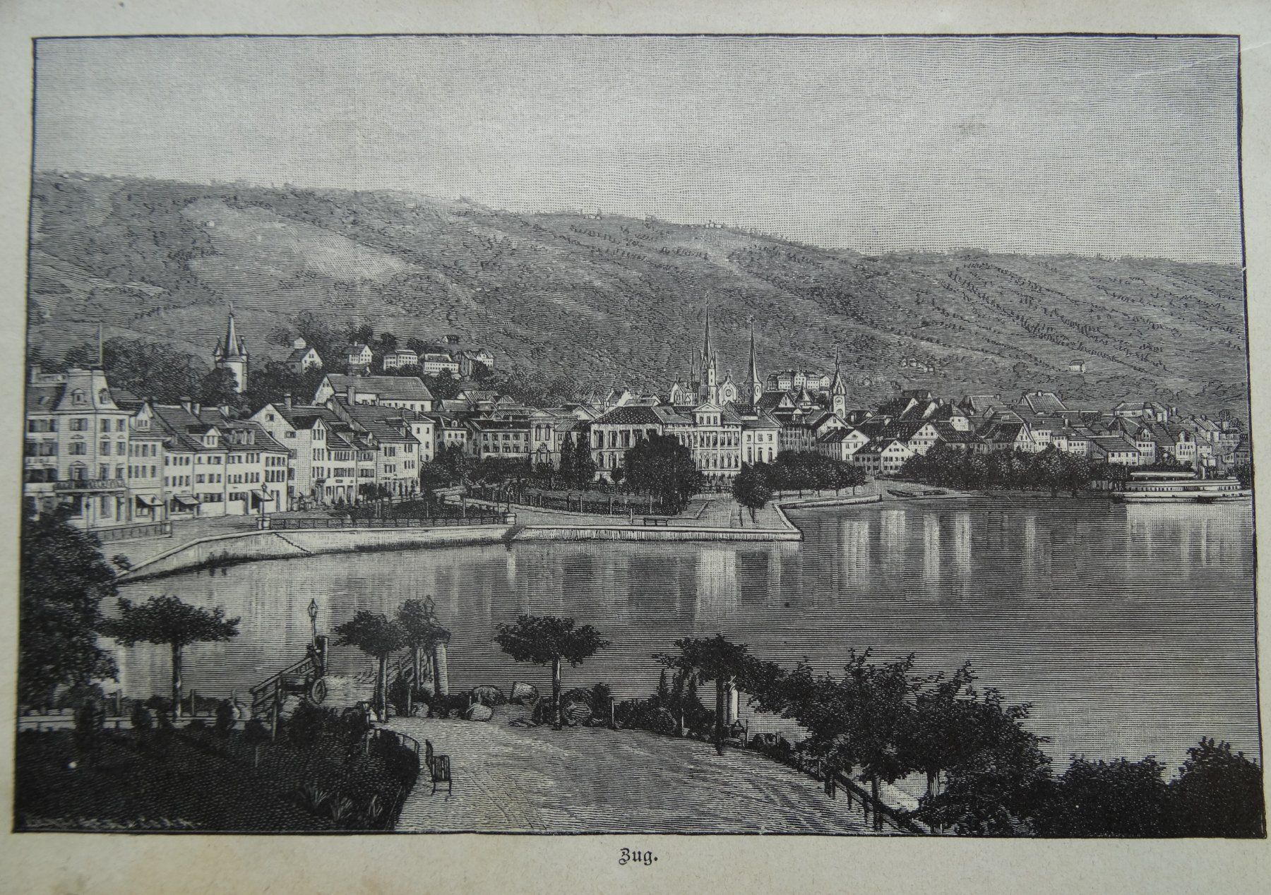 Cartoline postali: Zug Xylographie von 1907 – Usato da Safnern venduto da Wstussi