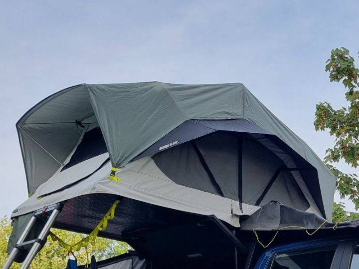 zelt marken GOALPINE Atlas IV Wurfzelt Pop-up Zelt für 2-4 Personen, 100% Wasserdicht,  30 Sekunden Aufbau, 3 in 1 für Camping Festival Strand, Innen Verdunkelt main image 0