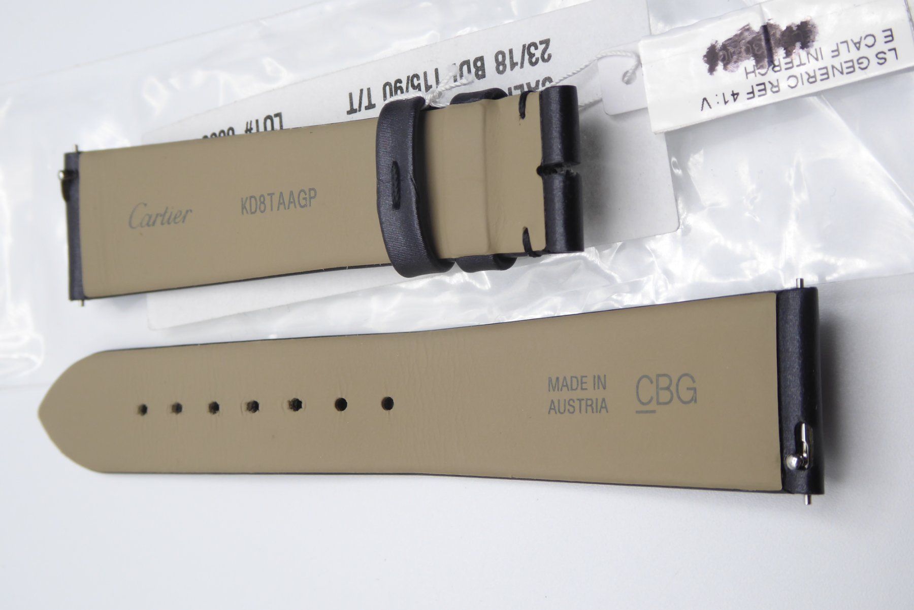 Cartier Bracciali & Braccialetti: Cartier leather strap calf semimat 19mm – Nuovo e nell'imballaggio originale da Geneve venduto da adr_xk6n 2