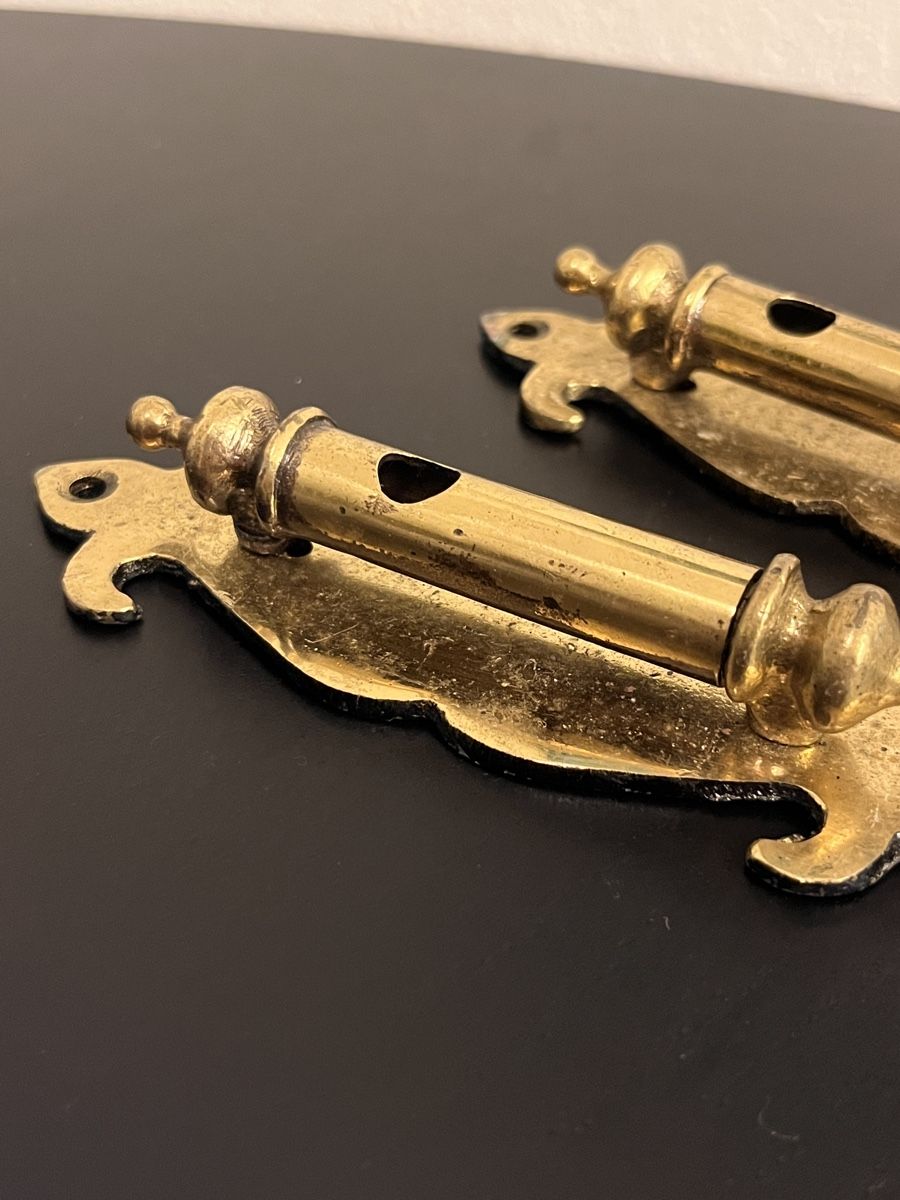 Statuette: Vintage Messing Mezuzah - 2 Stk. – Usato da Zürich venduto da Nowstalgia 1