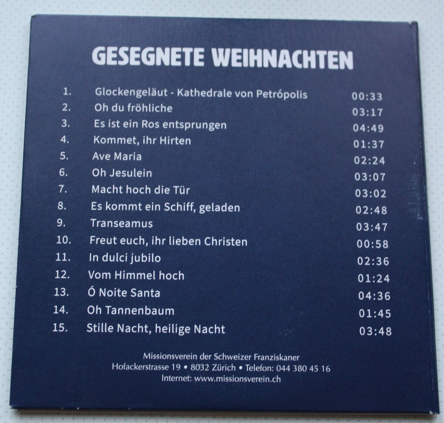 CD: Festliche Weihnachtslieder – Usato da Wettingen venduto da Licht08 1