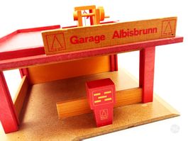 Garage Parkhaus Albisbrunn Spielwaren Holzspielzeug Vintage