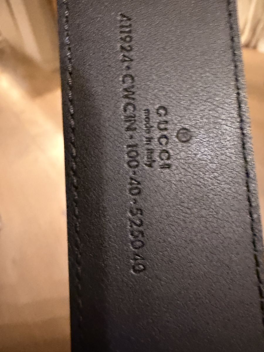 Gucci Gürtel: Gucci Gürtel Interlocking G schwarz Leder Grösse 100 – Gebraucht aus Erlenbach ZH von Berlen 6