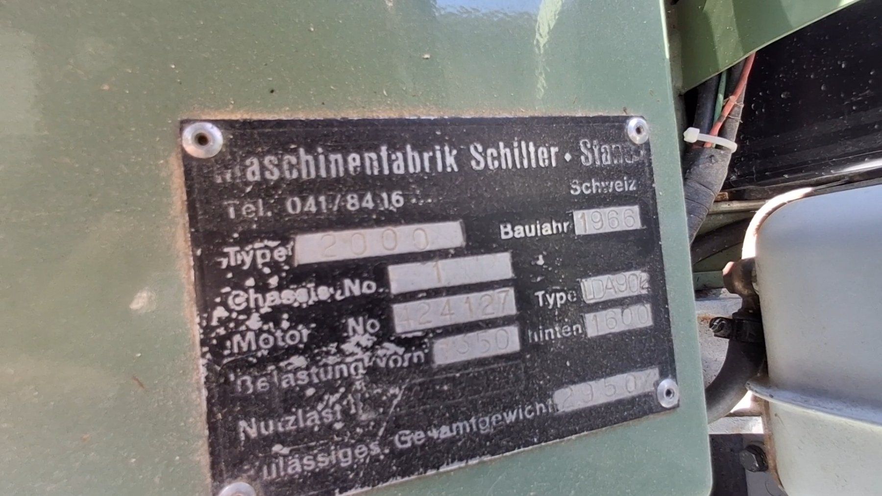 Schiltrac Alle Maschinen: Schilter 2000 mit Plumett Seilwinde – Gebraucht aus Libingen von Cm81 7