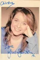 Julia Sawalha Autogramm signiert Foto 10x15cm