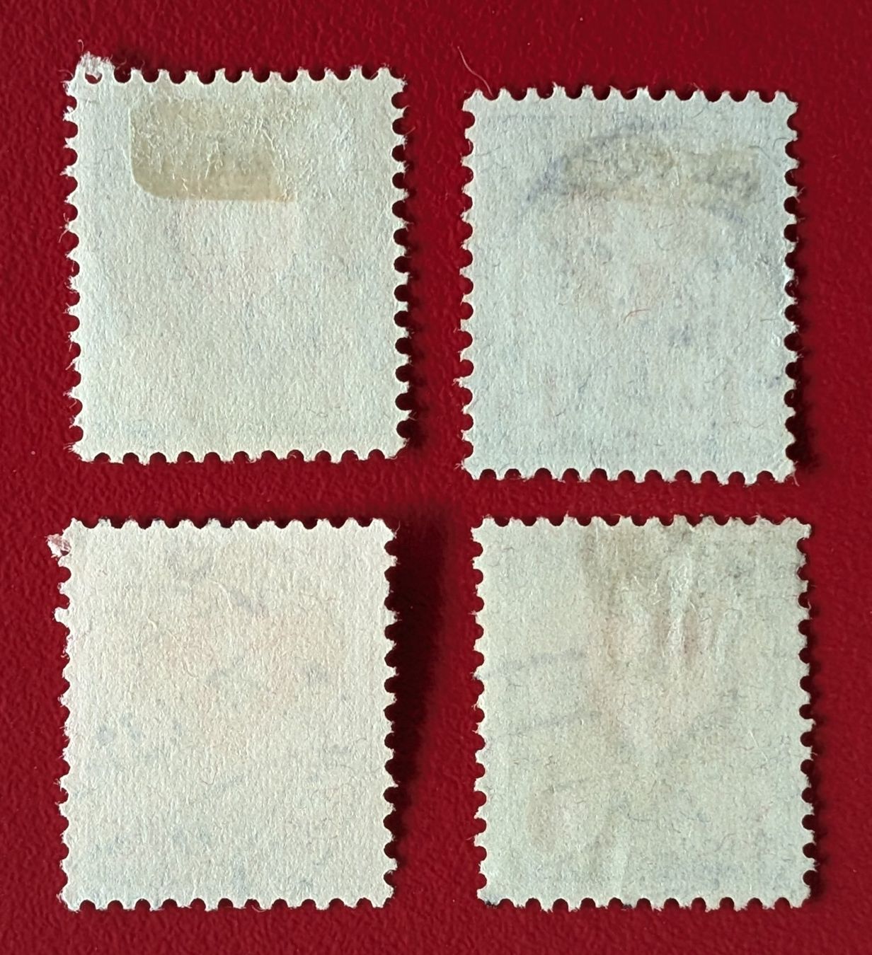 Alle Briefmarken: WAPPENSCHILD SATZ 163 - 166 1924 – Gebraucht aus Düdingen von Quartierstrasse 1
