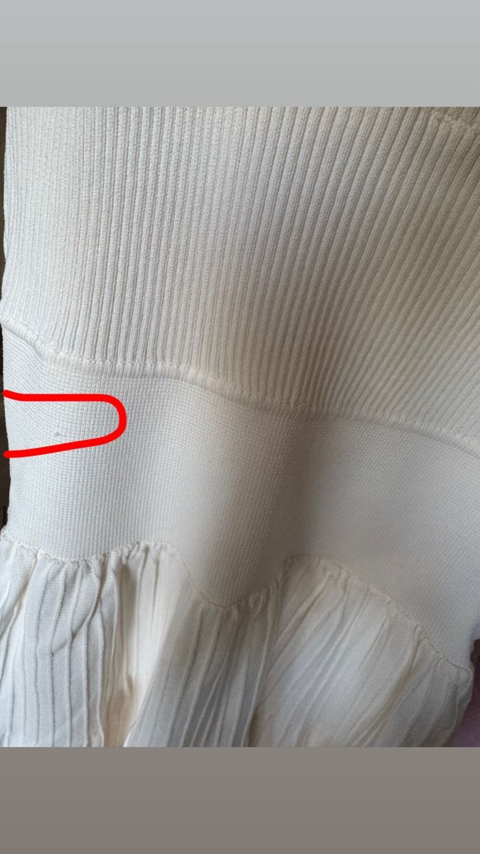 Morgan Vestiti: Robe Morgan en maille ivoire – Usato da Prilly venduto da luc_xmv9 2
