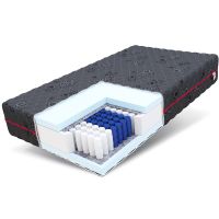 Matratze 120x200 LUNO + Jaquard-Bezug - 7 Zonen - H3 - 21cm