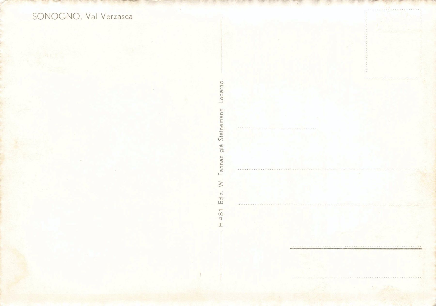 Cartoline postali: Sonogno val verzasca – Usato da Biasca venduto da Blenio71 1