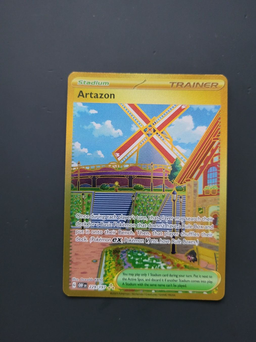Pokémon Carte collezionabili: Pokemon Artazon Goldcard – Usato da oberbuchsiten venduto da thug4