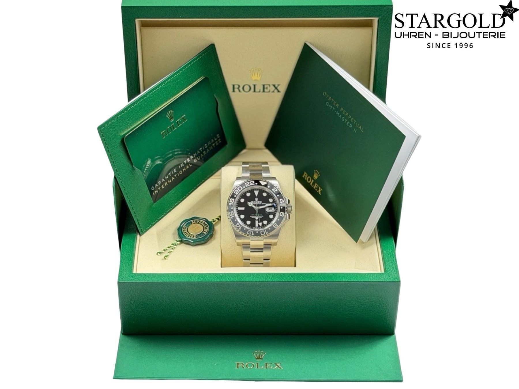 Rolex Montres: Rolex GMT-Master II "Bruce Wayne" - 126710GRNR – D'occasion à Zürich par Stargold-Uhren 1