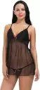 Lingerie sexy transparente de haute qualité avec string , M