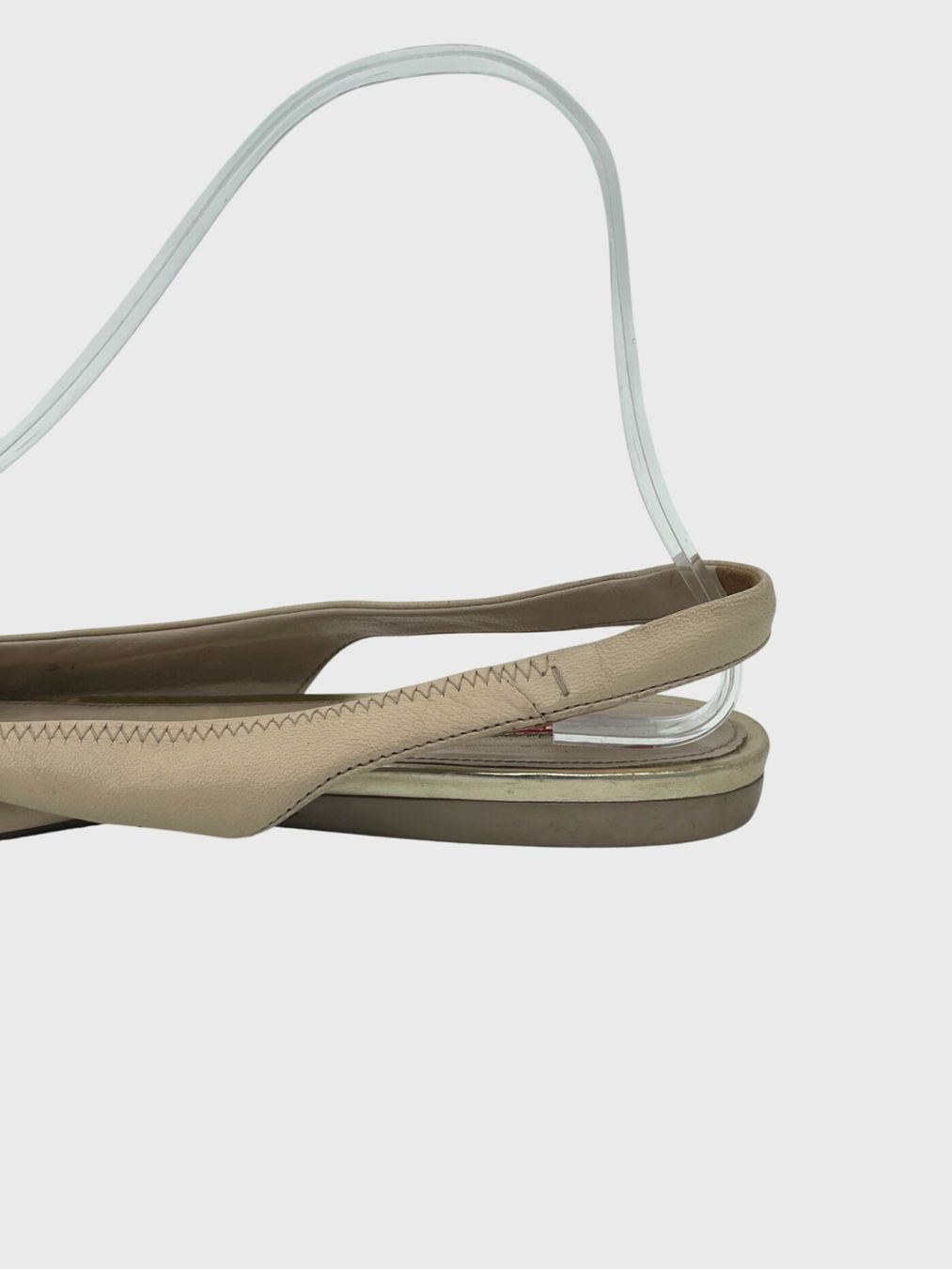 Prada Damenschuhe: Prada Cap-Toe Slingback Ballerina EU 37 Beige – Gebraucht aus Zürich von shoe_shop 5