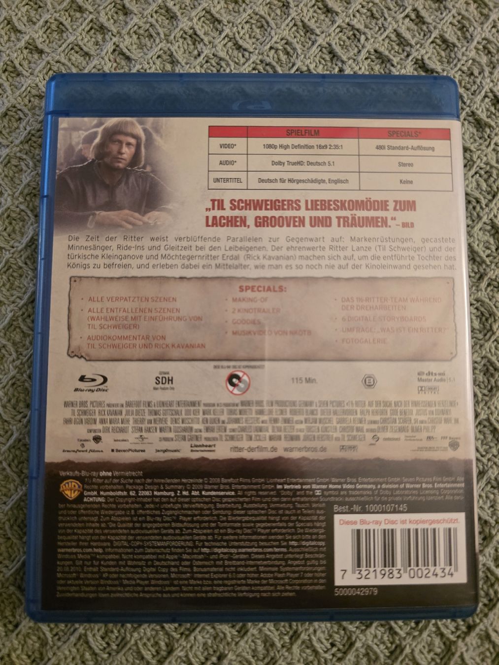Tutti i DVDs: 1 1/2 Ritter - Blu-ray – Usato da Ellikon a d Thur venduto da razzorblog 1