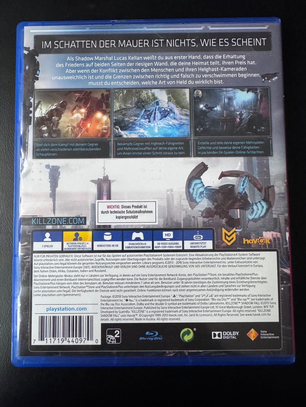 Sony Spiele: Killzone Shadow Fall PS4 – Gebraucht aus Wolfhausen von ResalePoint 1