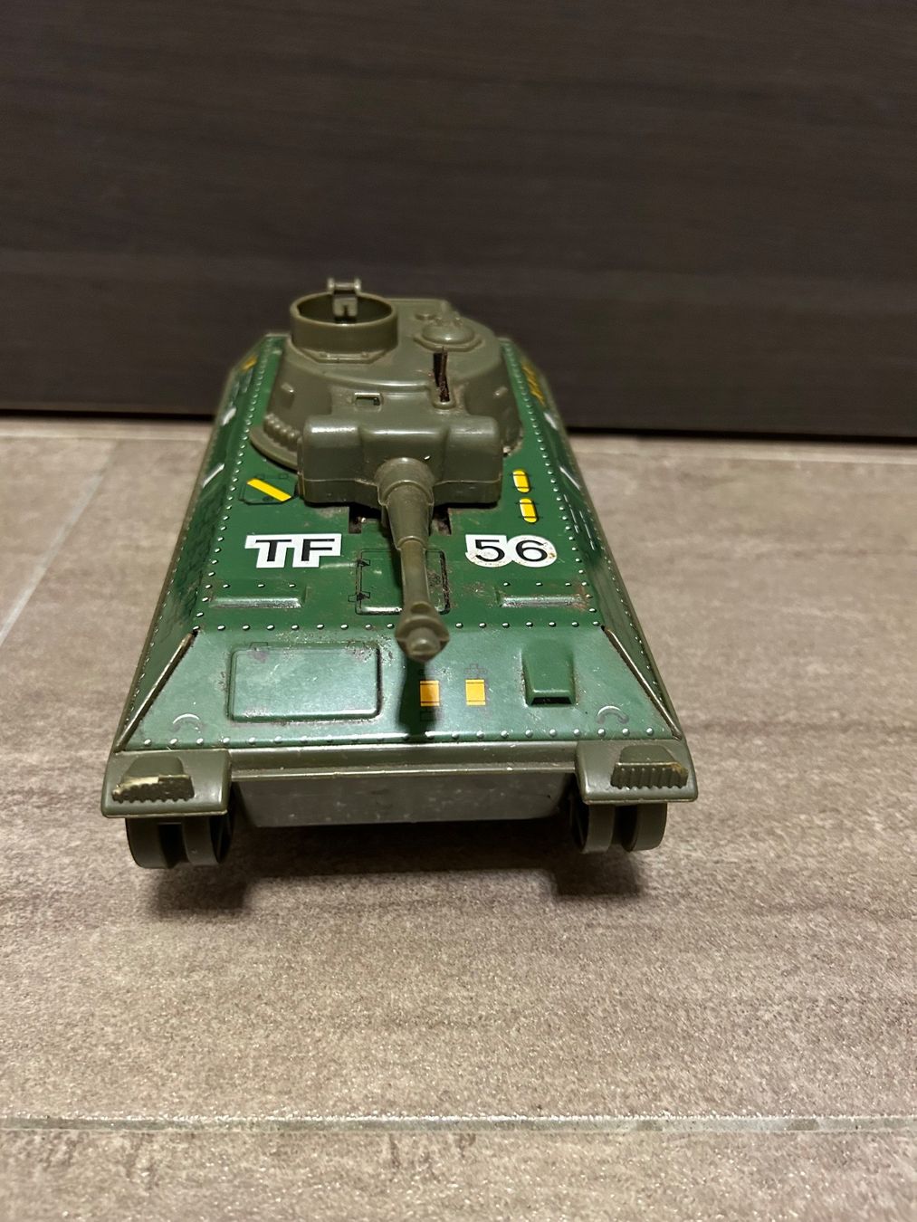 Char Jouet Ancien Joustra TF56 — Tank En Tôle, Vintage, Occasion