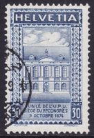 SBK-Nr. 168 (50 Jahre Weltpostverein 1924) gestempelt