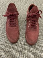 Filling Pieces - Baskets bordeaux en daim