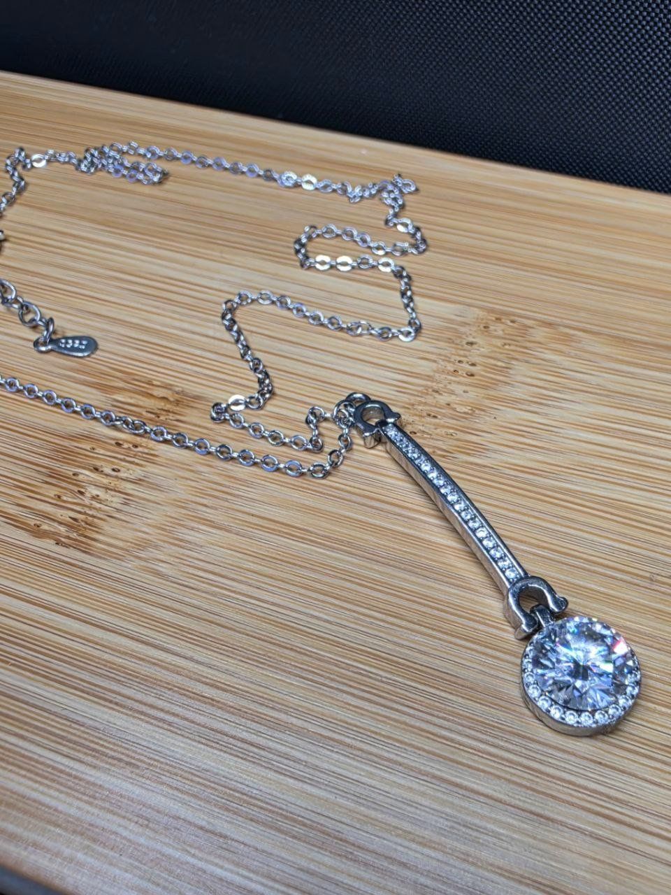 Ketten: Collier argent avec zircons – Neu und originalverpackt aus Reconvilier von MARCLAT 7
