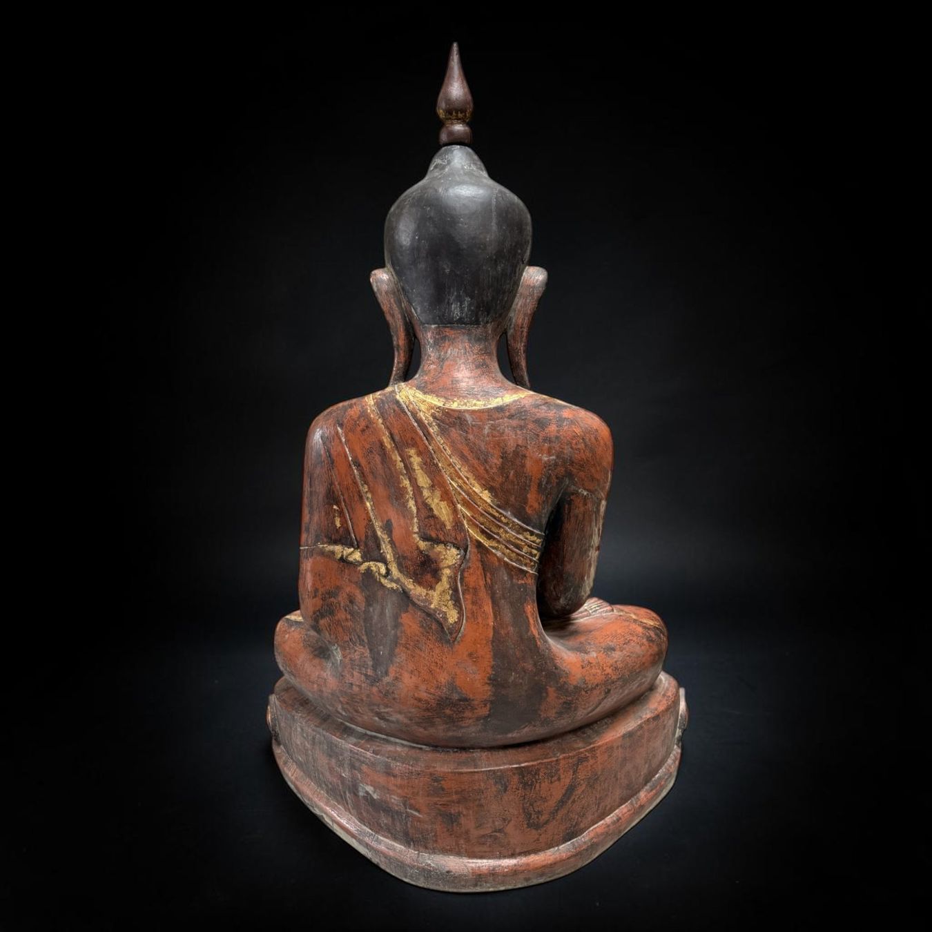 Sculture & Statue: Großer Shan Buddha 140cm - Lacquerware Burma Statue alt – Usato da Hilpoltstein venduto da asienlifestyle888 6