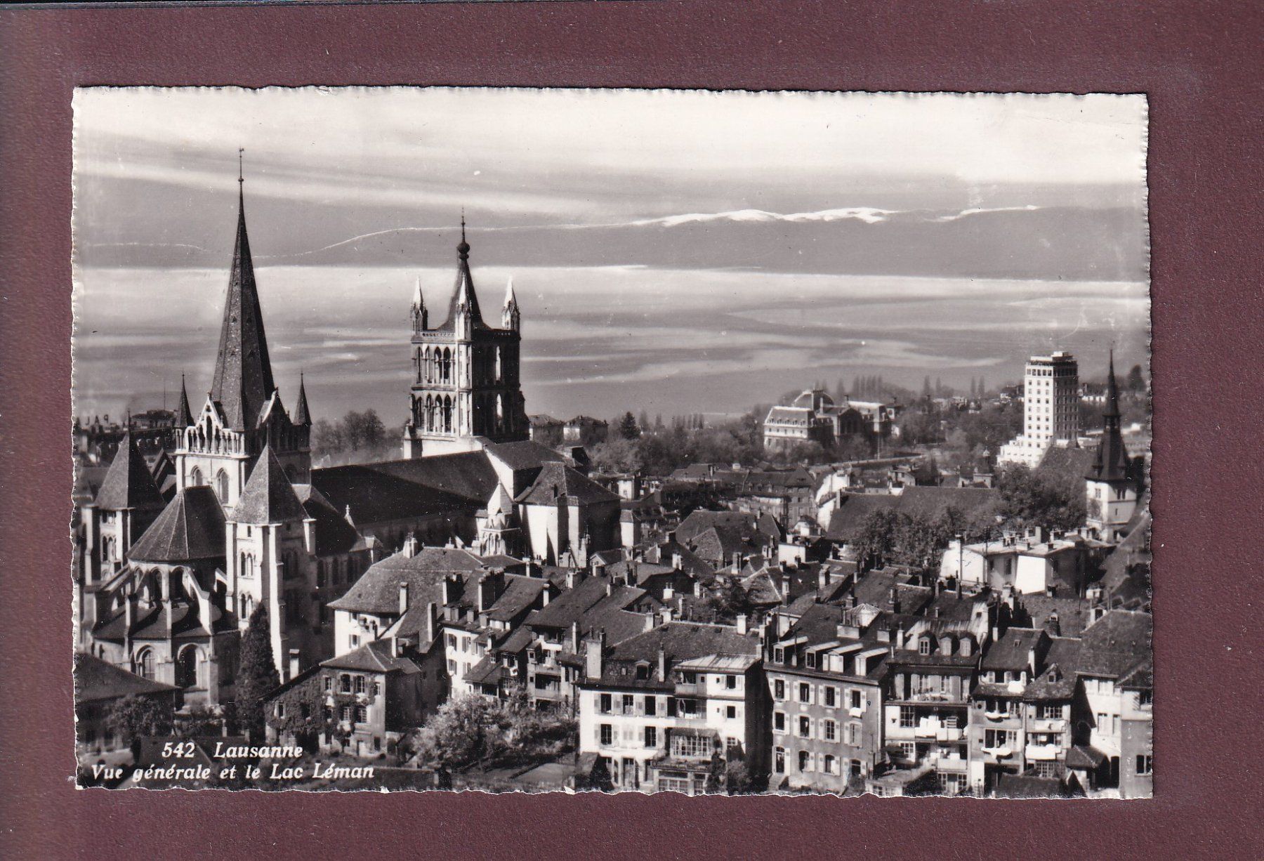 Cartoline postali: LAUSANNE et le Lac Léman - 1952 – Usato da Pully venduto da nicecards