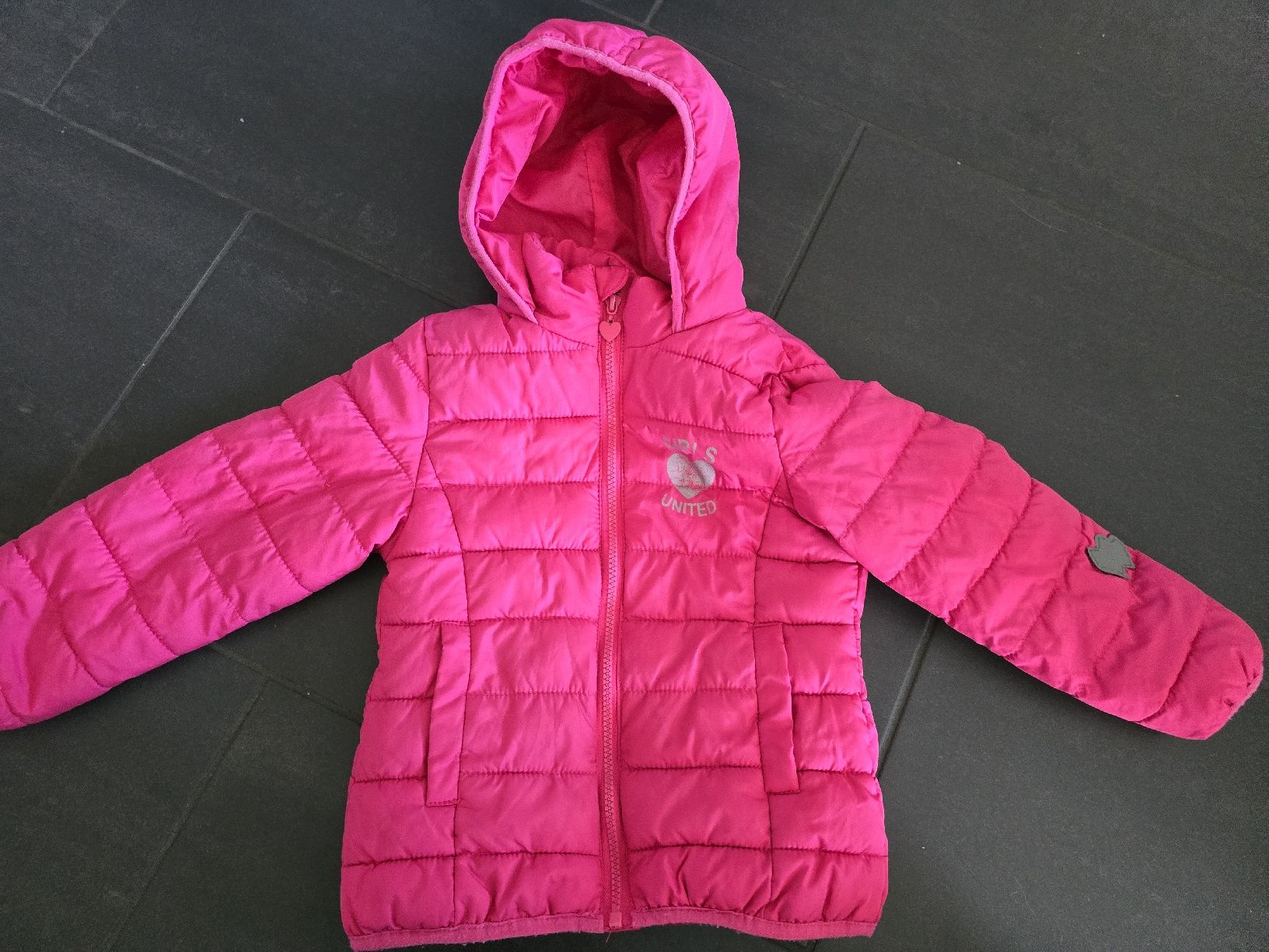 Jacken & Mäntel: Mädchen Übergangsjacke pink Grösse 116 – Gebraucht aus Unterentfelden von Panda-87