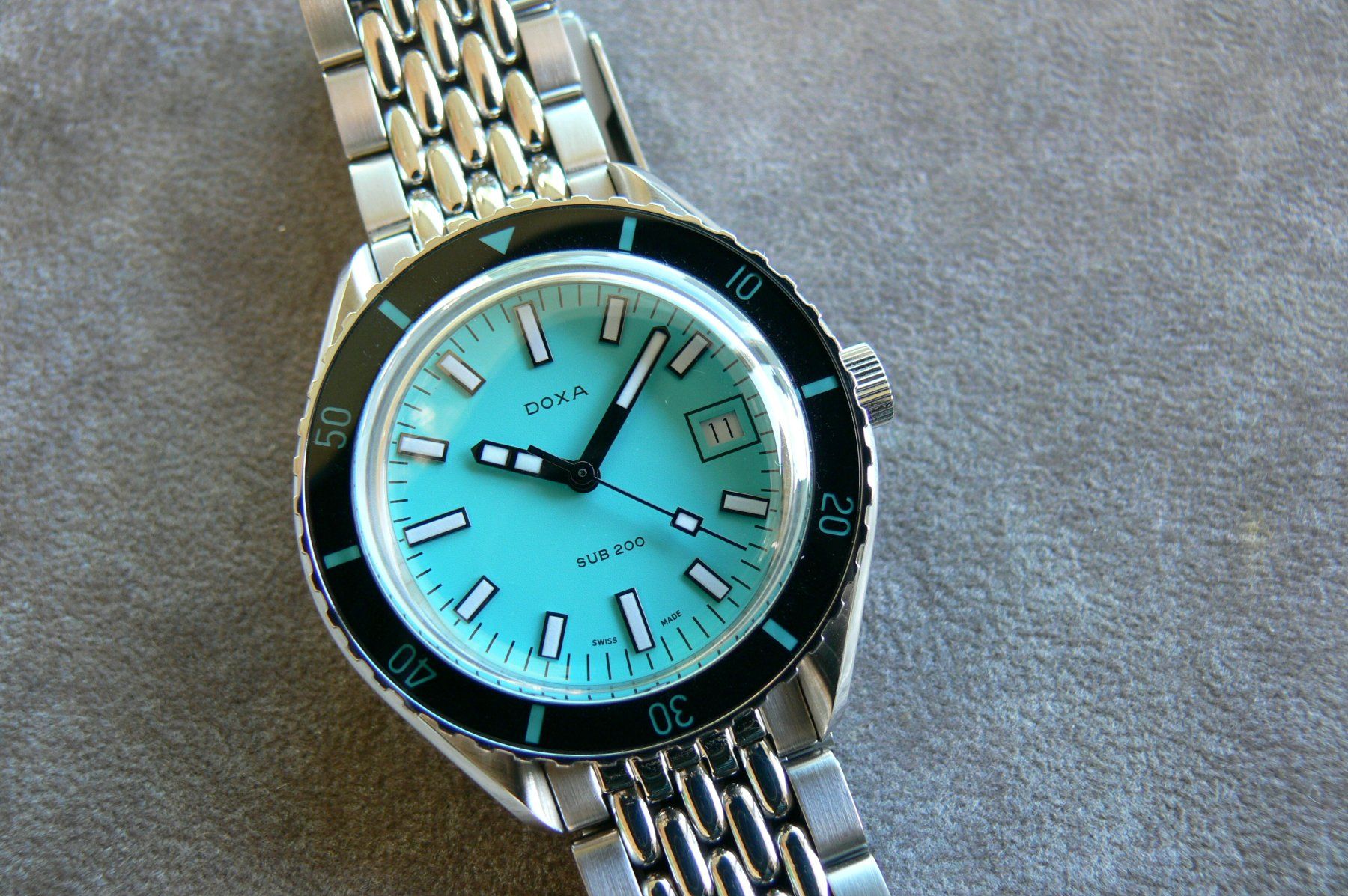 Doxa Orologi: DOXA Sub 200 Professional Diver Türkis Dial 799.10.241.10 – Usato da Remigen venduto da Kelias 1