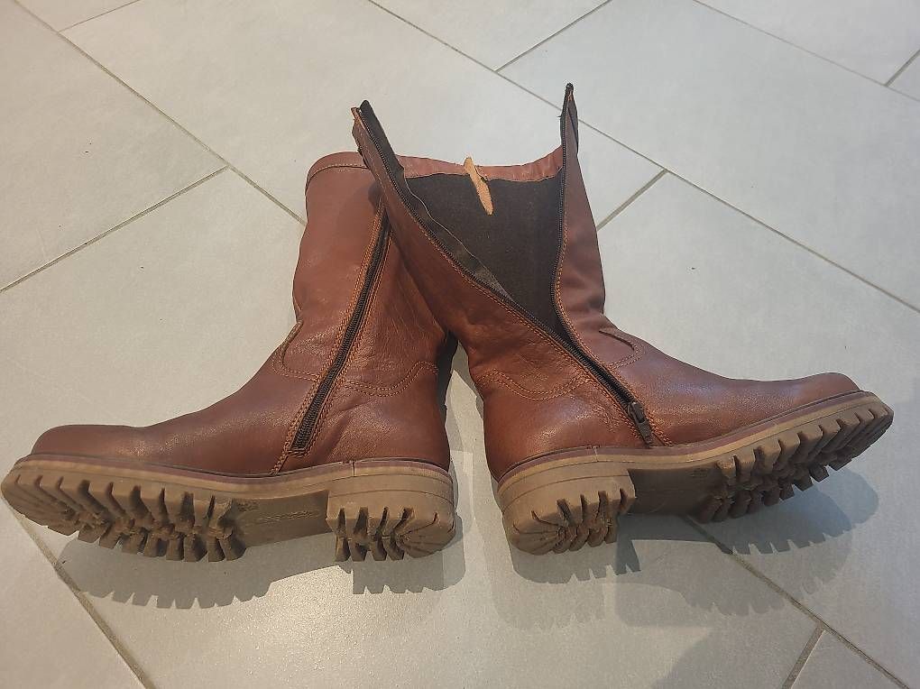 Scarpe da donna: Lederstiefel Grösse 36 – Nuovo (secondo la descrizione) da Bonstetten venduto da _YamaYa_