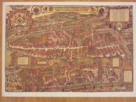 Kunstdruck "Murer-Plan 1576" von Zürich