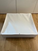Vardö Bettkasten (Ikea), weiss, mit Rollen