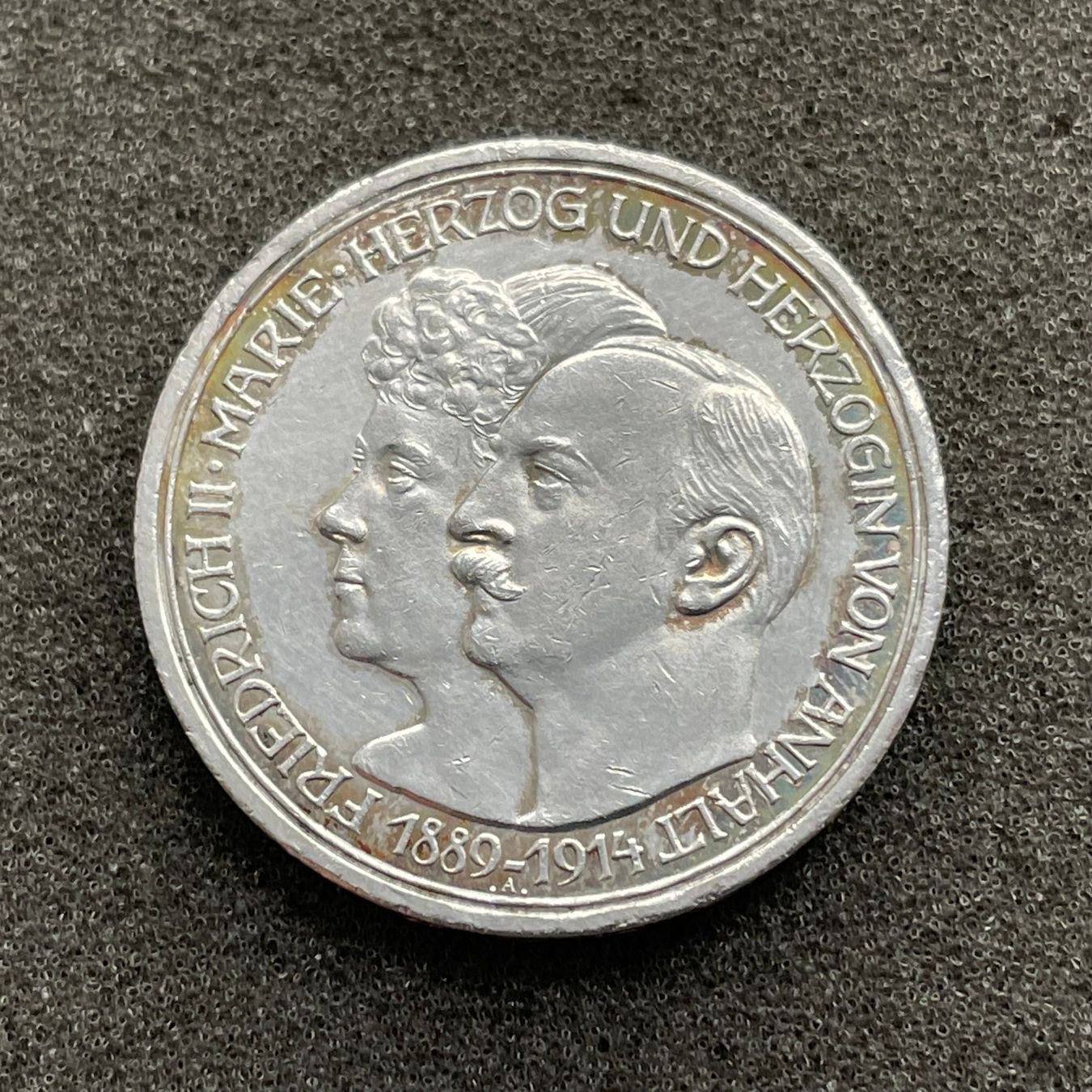 Tutti le monete: 3 Mark Deutschland Anhalt 1914 – Usato da Reitnau venduto da tb-muenzen 2