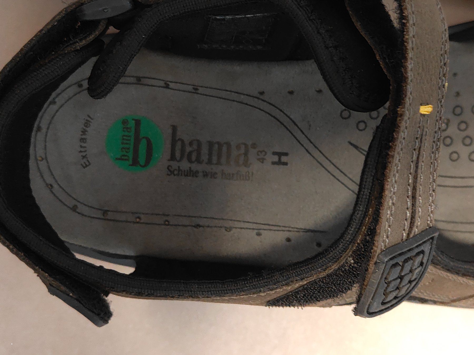 Herrenschuhe: Gr. 43. Bama Sandale braun grau – Gebraucht aus St. Gallen von Bisaknosp 3