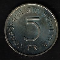1974  5 Franken Gedenkmünze     Verfassung 'constuito'