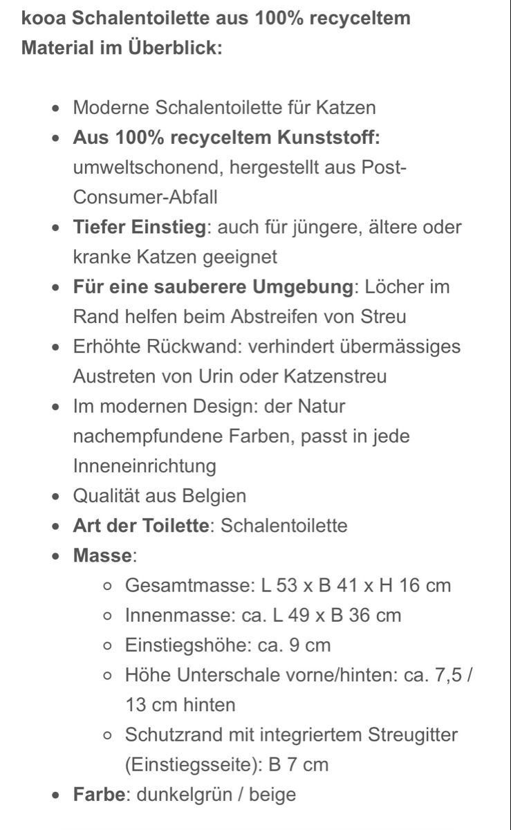 WC: Katzenschalentoilette dunkelgrün/beige – Nuovo (secondo la descrizione) da Thürnen venduto da Lilie37 9