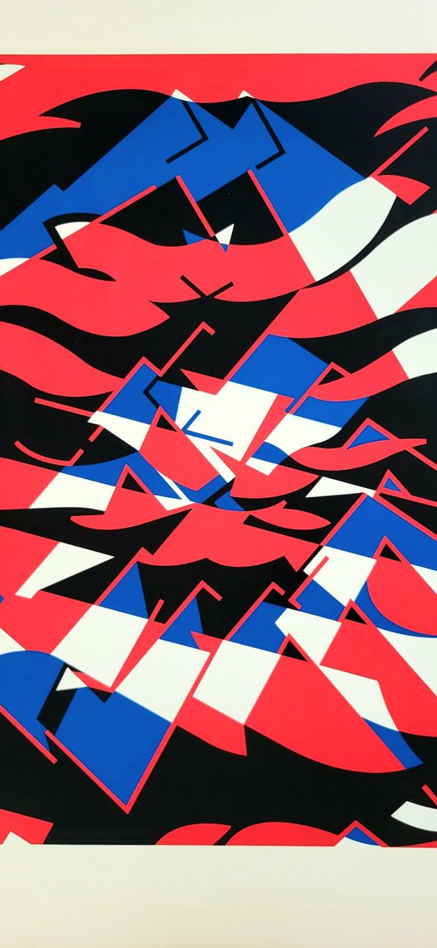 Poster & Bilder: Nicolas Schöffer Farbsiebdruck handsig – Gebraucht aus Baden von Digit6 1