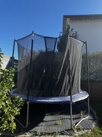 Gartentrampolin mit Sicherheitsnetz gebrauchter Zustand