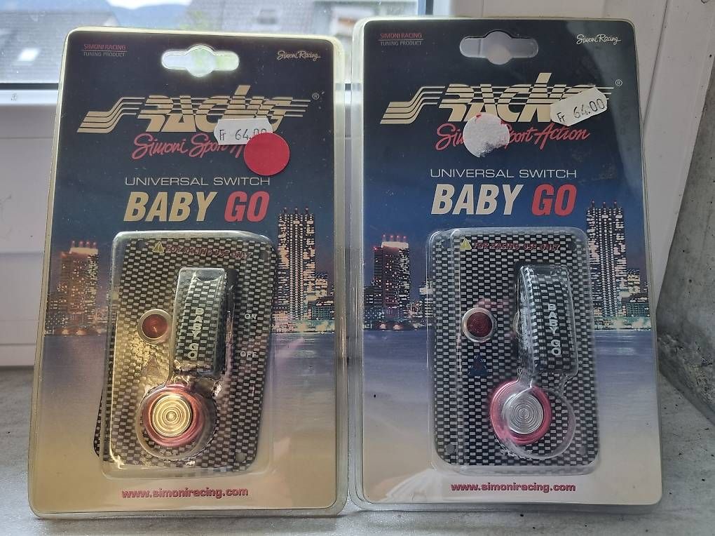 Schalter: Baby Go Kippschalter Simoni Racing – Neu und originalverpackt aus Neunkirch von shrooms