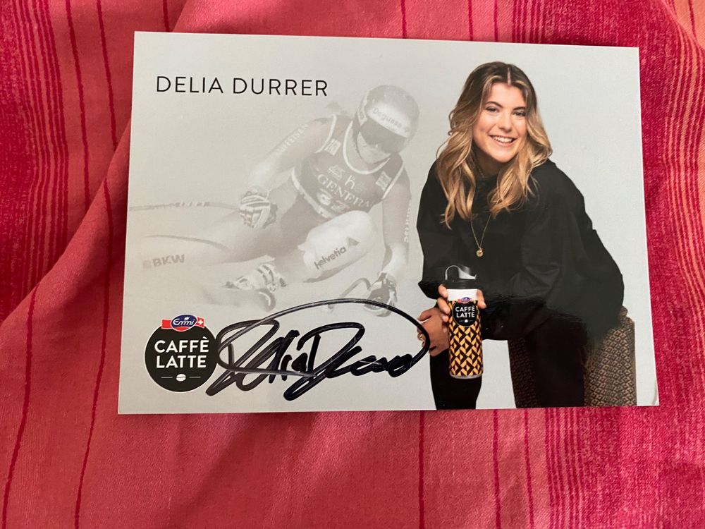 Autogrammkarte Delia Durrer handsigniert | Kaufen auf Ricardo