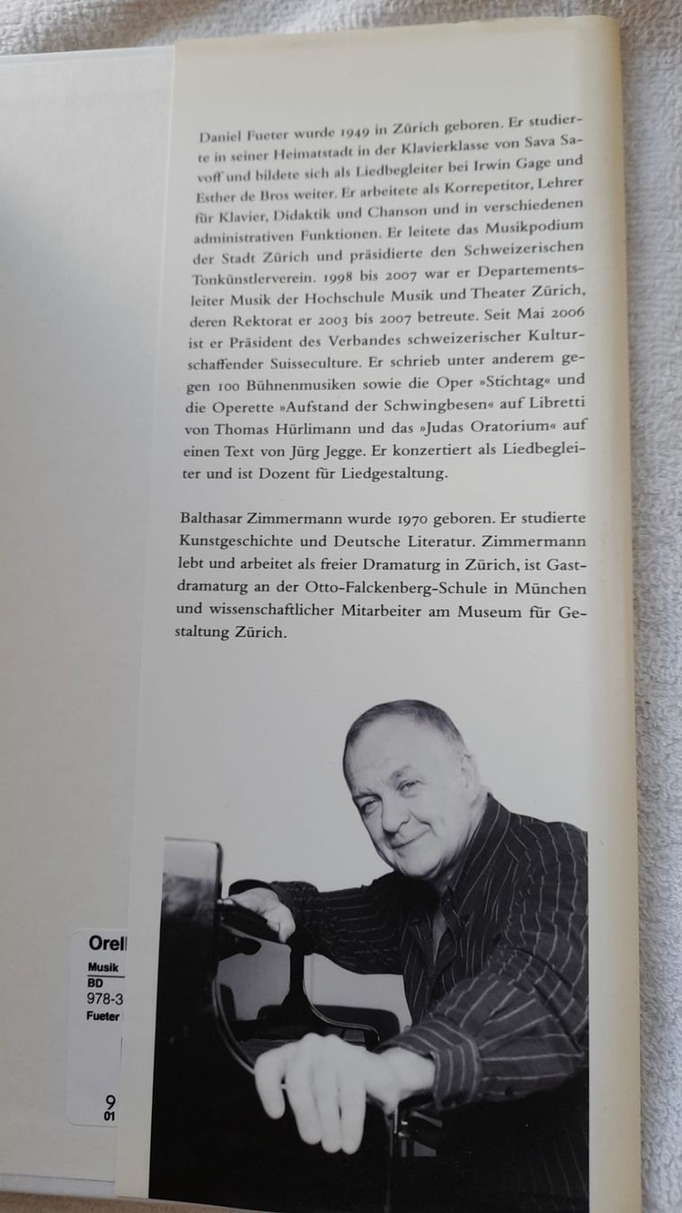 Libri: Daniel Fueter gebundenes Buch Kontrapunkte u Koloraturen – Nuovo (secondo la descrizione) da Zuerich venduto da Mykid 4