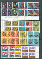 Pro Patria Viererblocks ab 1971, 3 Seiten (C200)