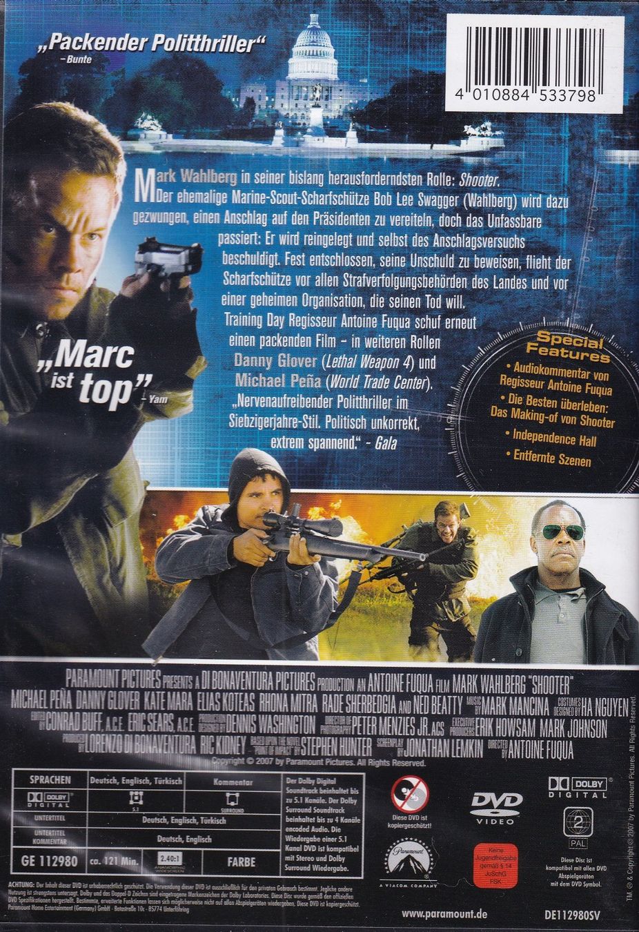 Tous les DVDs: DVD ab Fr. 1.--, Shooter – D'occasion à Lausen par Mondeo10628 1