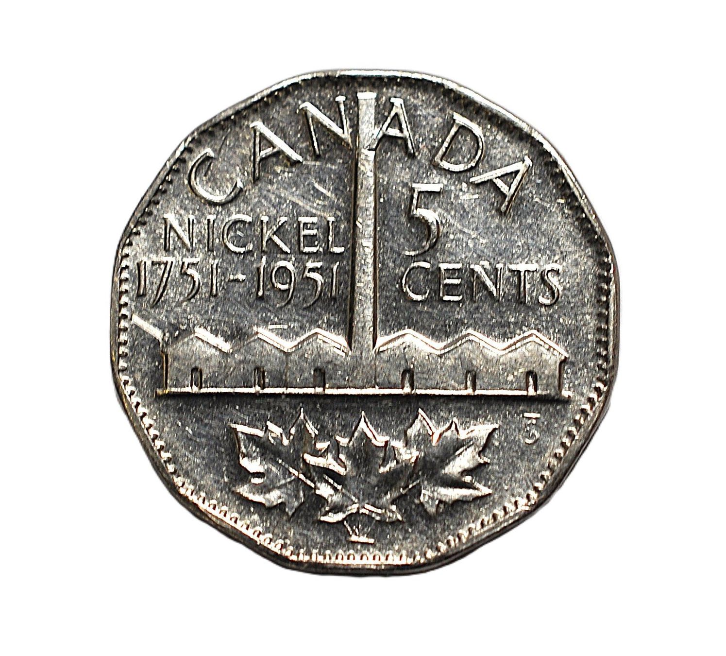 Tutti le monete: 5 Cents Canada von 1951 – Usato da Grabs venduto da Fadenquarz