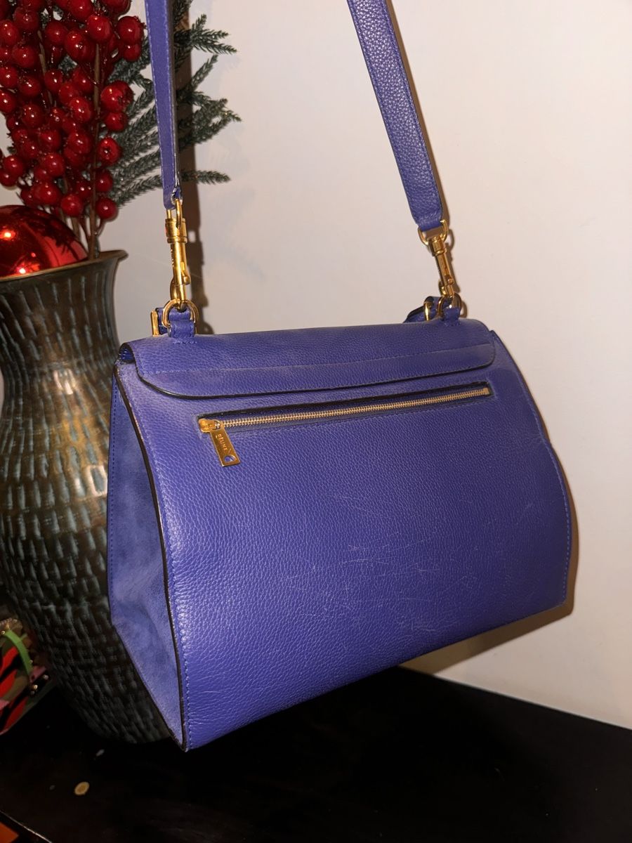 Borse da donna: Céline Trapeze Handtasche Dunkelblau – Usato da Regensdorf venduto da mery26 4