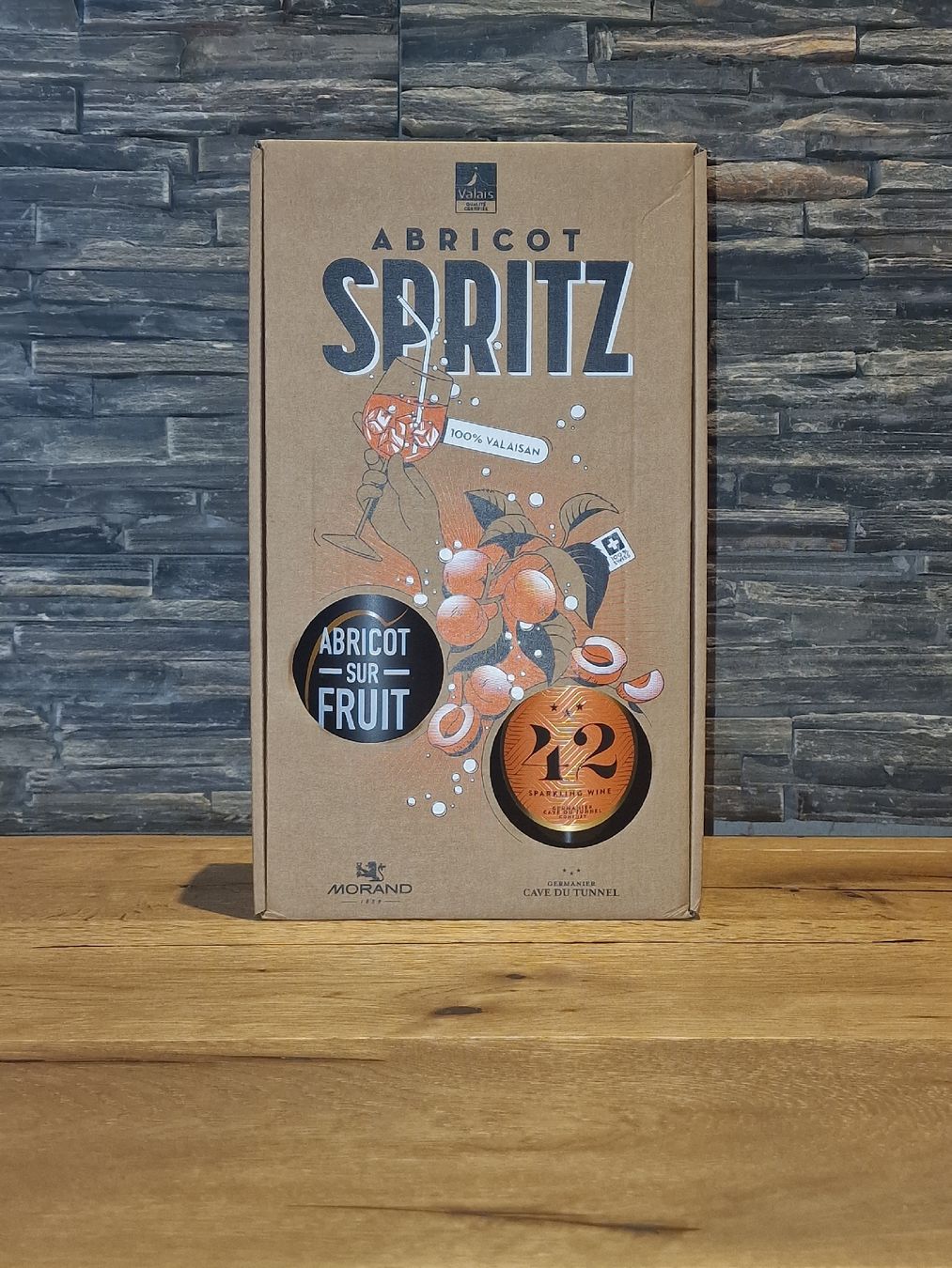 Spirituosen: Aprikosen-Spritz-Schatulle – Neu und originalverpackt aus Mettmenstetten von humoer