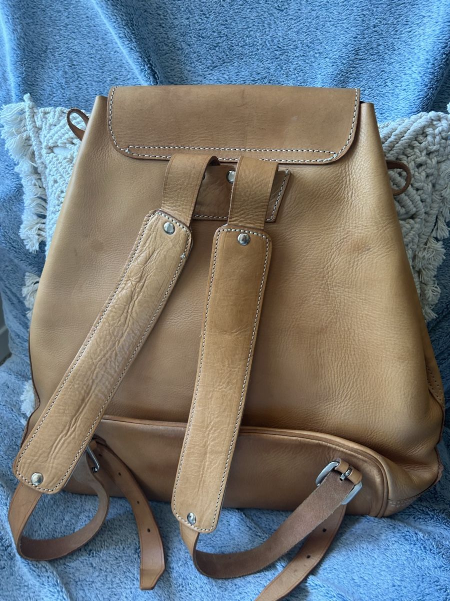 Zaini: Lederrucksack – Usato da Wohlen b. Bern venduto da Honeypie 1