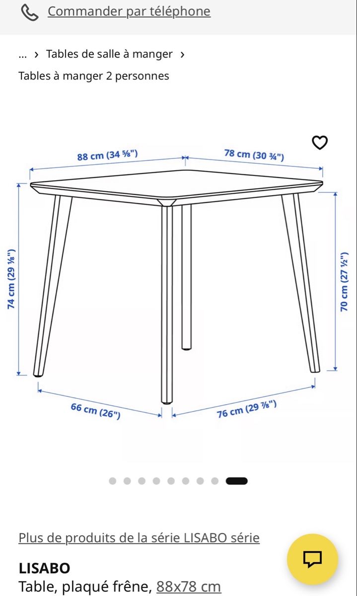 Tavoli: Table Lisabo IKEA – Nuovo (secondo la descrizione) da St-Maurice venduto da cry_tgq8